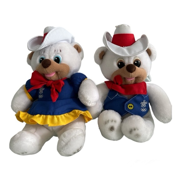 Vintage / Collectible | 1988 Calgary Olympic Winter Games | Hidy & Howdy Bears - Picture 5 of 14
